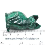 Figurina malachit pisica Figurina malachit pisica