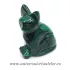 Figurina malachit pisica