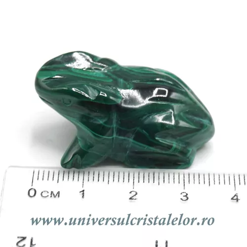 Figurina malachit broasca raioasa Figurina malachit broasca raioasa