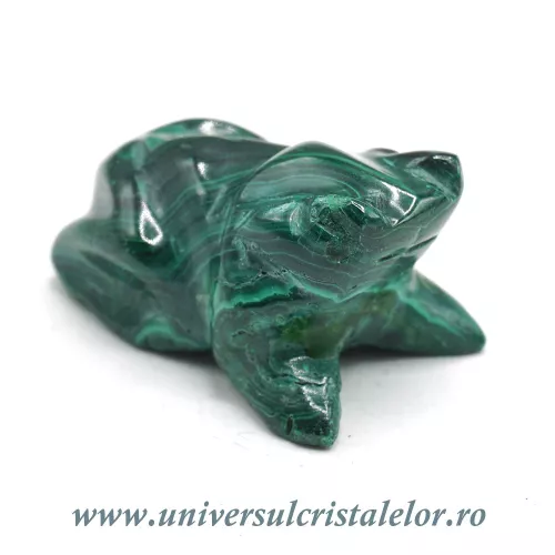 Figurina malachit broasca raioasa Figurina malachit broasca raioasa