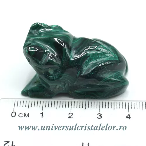 Figurina malachit broasca raioasa Figurina malachit broasca raioasa
