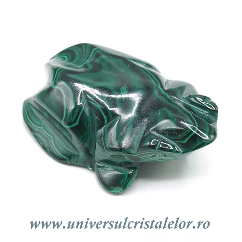 Figurina malachit broasca raioasa Figurina malachit broasca raioasa