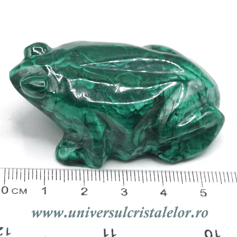 Figurina malachit broasca raioasa Figurina malachit broasca raioasa