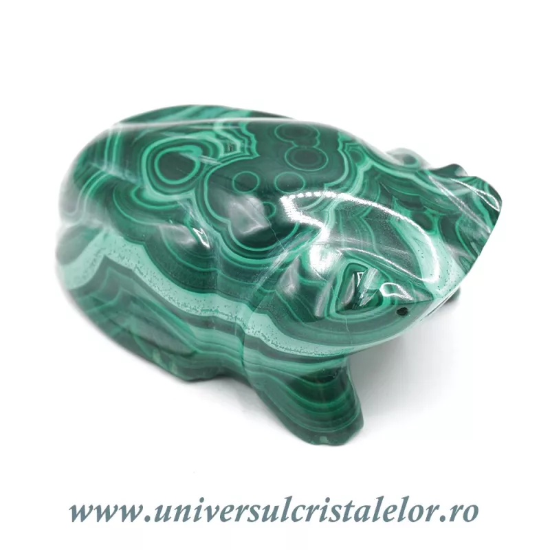 Figurina malachit broasca raioasa Figurina malachit broasca raioasa