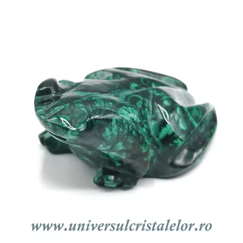 Figurina malachit broasca raioasa Figurina malachit broasca raioasa