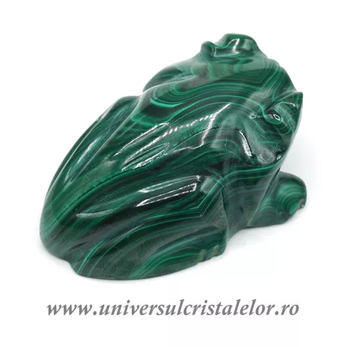 Figurina malachit broasca raioasa Figurina malachit broasca raioasa
