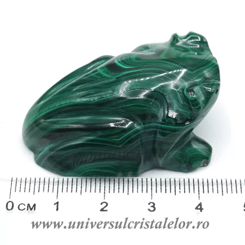 Figurina malachit broasca raioasa Figurina malachit broasca raioasa