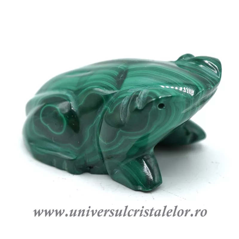Figurina malachit broasca raioasa