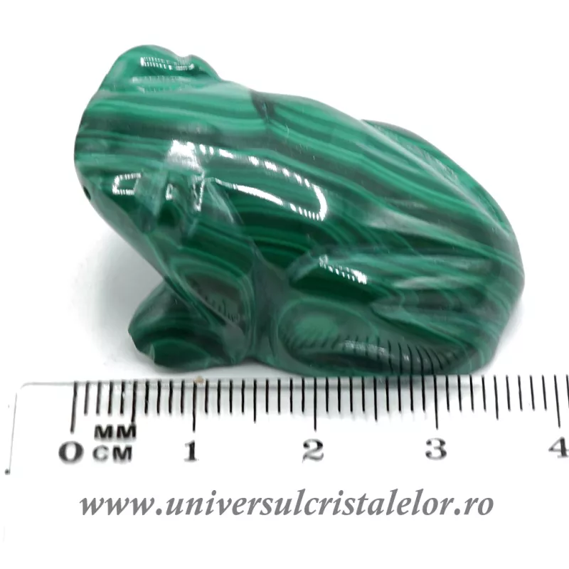 Figurina malachit broasca raioasa