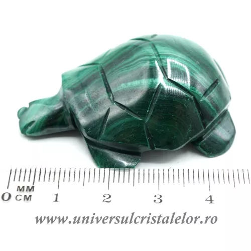 Figurina malachit broasca testoasa