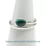 Inel malachit oval reglabil m1 Inel malachit oval reglabil m1