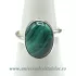 Inel malachit oval reglabil m2
