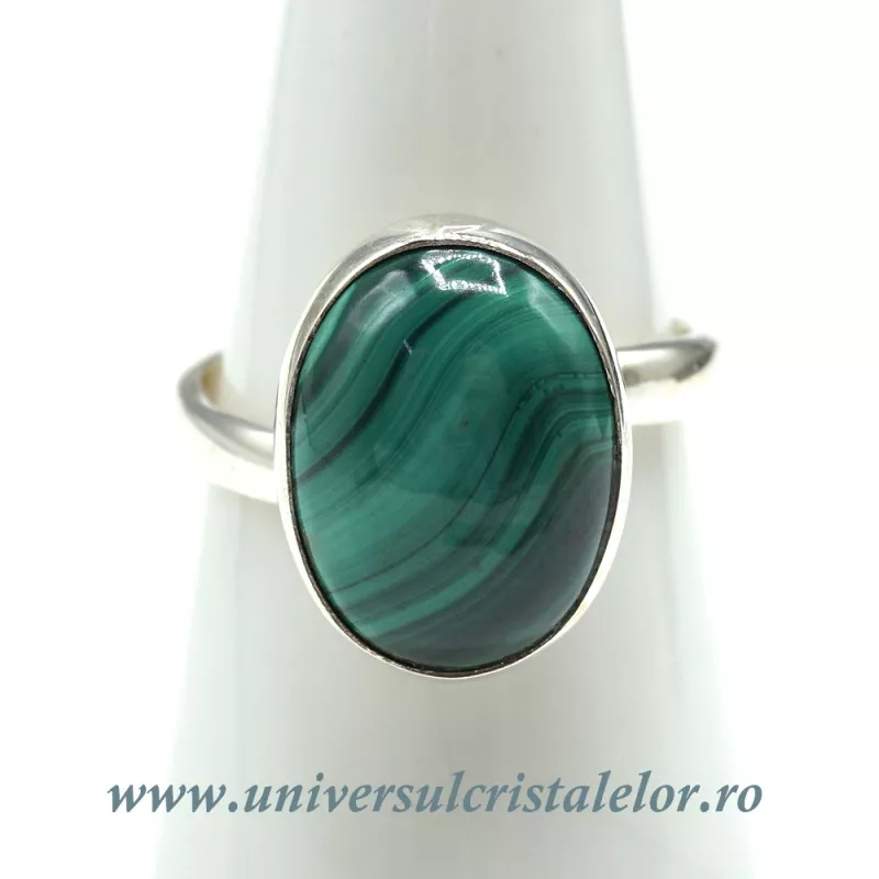 Inel malachit oval reglabil m2 Inel malachit oval reglabil m2