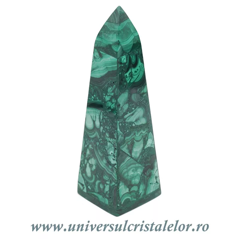 Obelisc malachit unicat m01 Obelisc malachit unicat m01