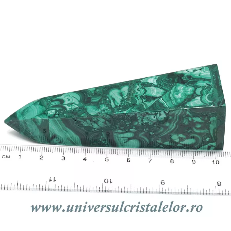 Obelisc malachit unicat m01 Obelisc malachit unicat m01