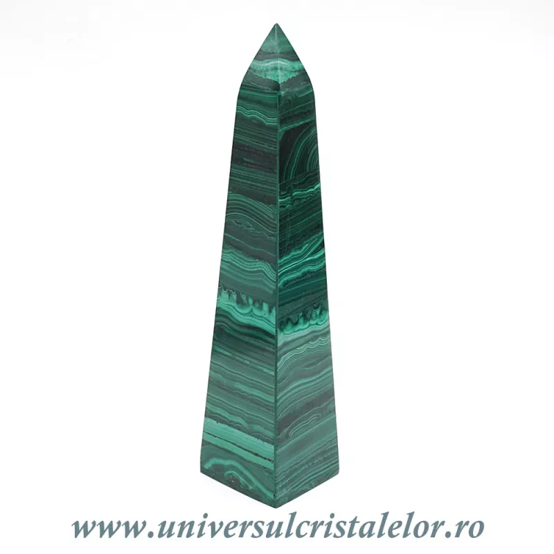 Obelisc malachit unicat m03 Obelisc malachit unicat m03