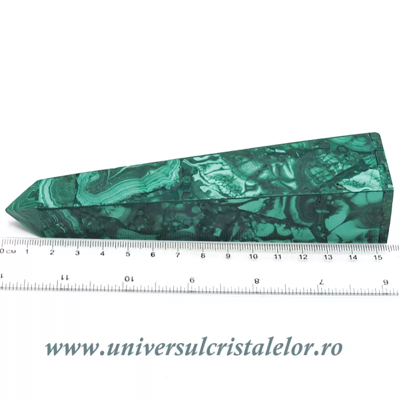 Obelisc malachit unicat m04 Obelisc malachit unicat m04