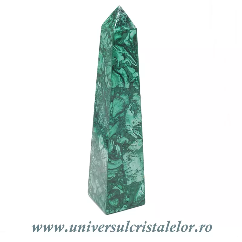 Obelisc malachit unicat m05 Obelisc malachit unicat m05