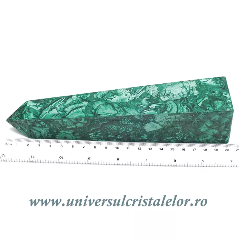 Obelisc malachit unicat m05 Obelisc malachit unicat m05