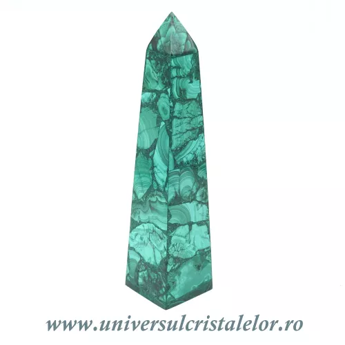 Obelisc malachit unicat m06 Obelisc malachit unicat m06