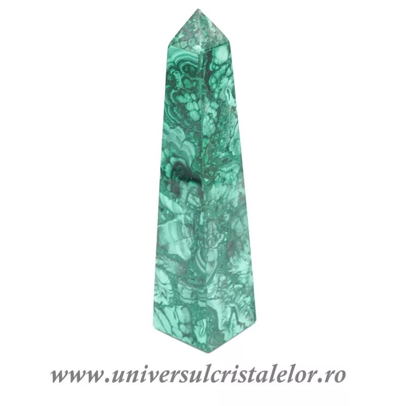 Obelisc malachit unicat m05