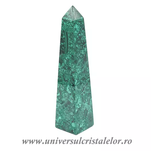 Obelisc malachit unicat m06