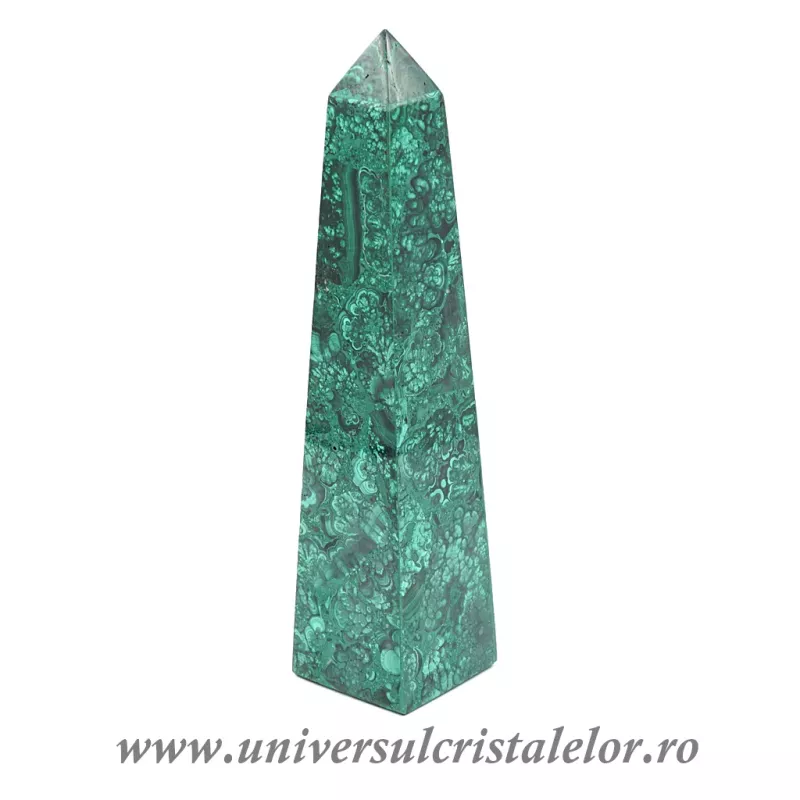 Obelisc malachit unicat m06
