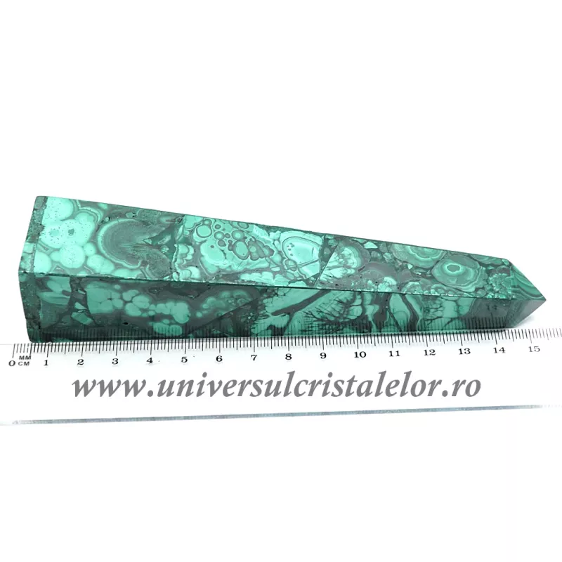 Obelisc malachit unicat m04
