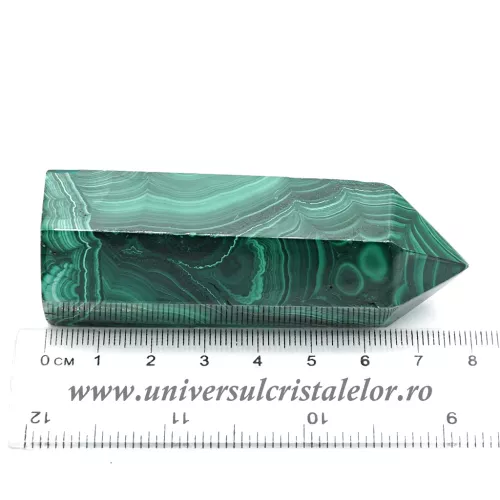 Malachit varf cu baza unicat m02
