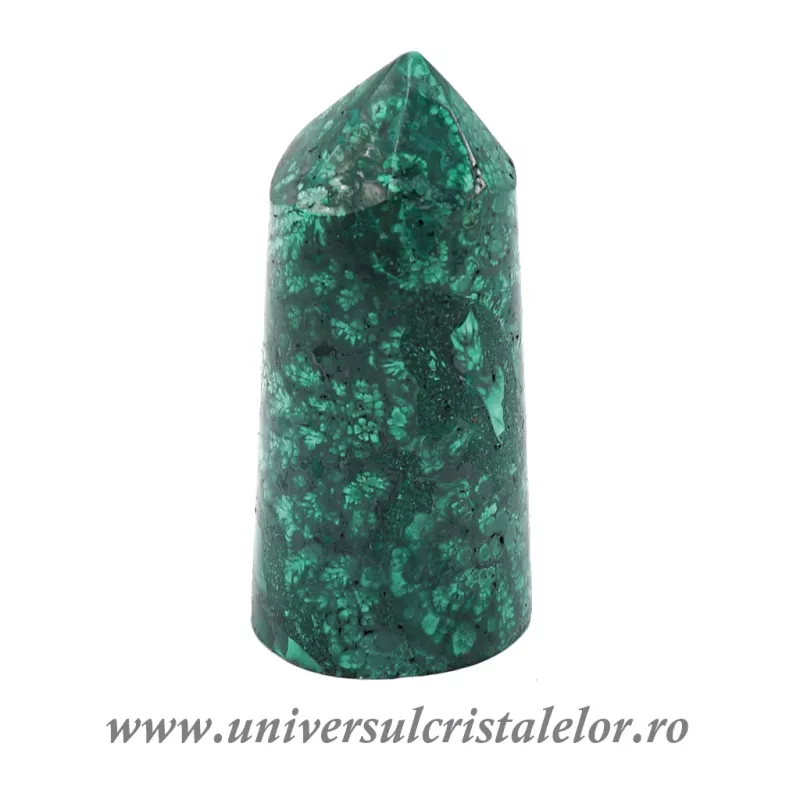 Malachit varf cu baza unicat m01 Malachit varf cu baza unicat m01