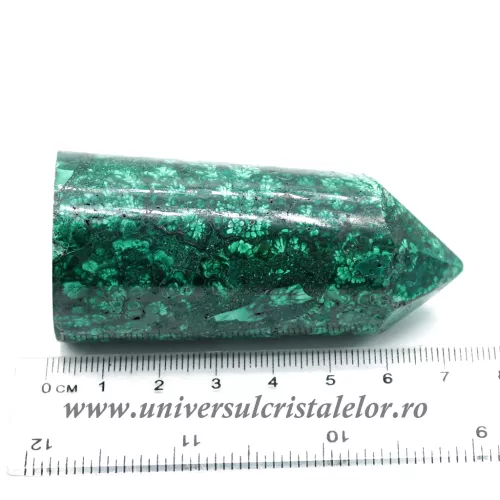Malachit varf cu baza unicat m01