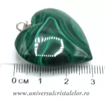 Pandantiv malachit inima