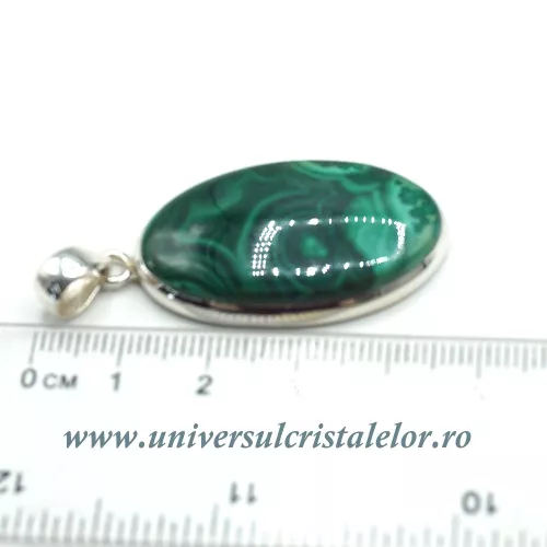 Pandantiv malachit unicat m01 Pandantiv malachit unicat m01