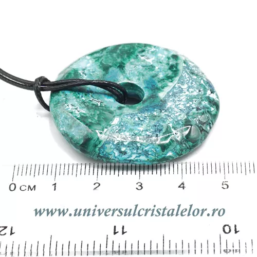 Piatra Pi malachit cu crisocola Piatra Pi malachit cu crisocola