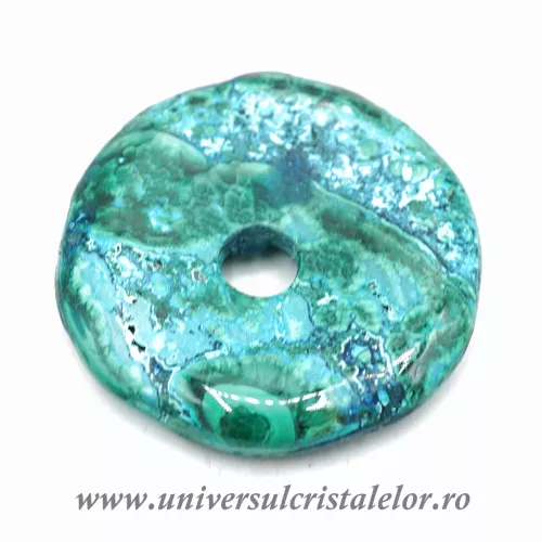 Piatra Pi malachit cu crisocola