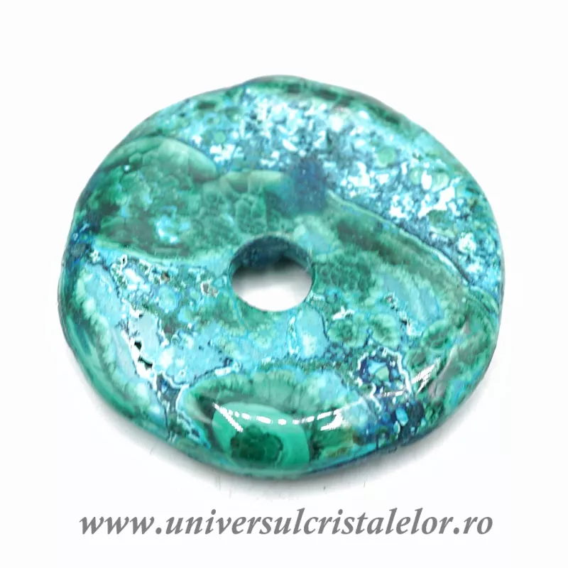 Piatra Pi malachit cu crisocola