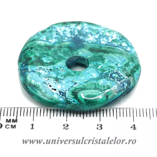 Piatra Pi malachit cu crisocola