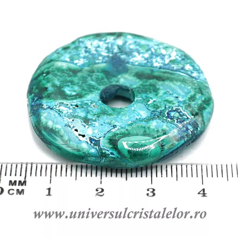 Piatra Pi malachit cu crisocola