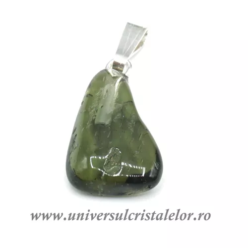 Pandantiv moldavit slefuit m2 Pandantiv moldavit slefuit m2