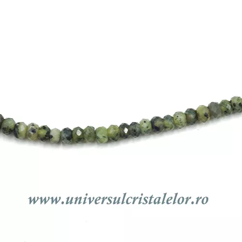 Colier jad ( nefrit ) fatetat - 2,8mm Colier jad ( nefrit ) fatetat - 2,8mm