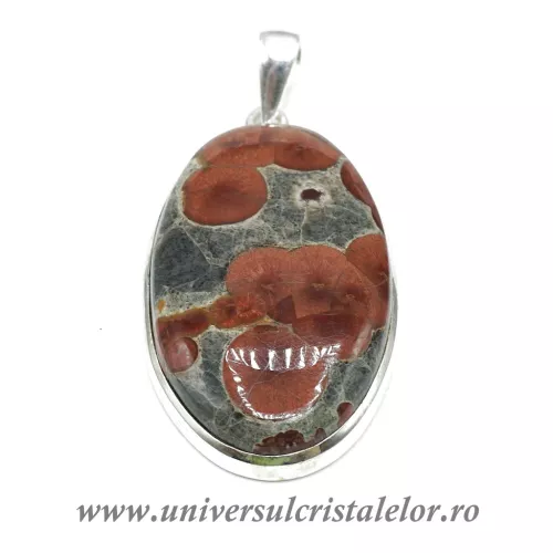 Pandantiv obsidian aluna unicat m02