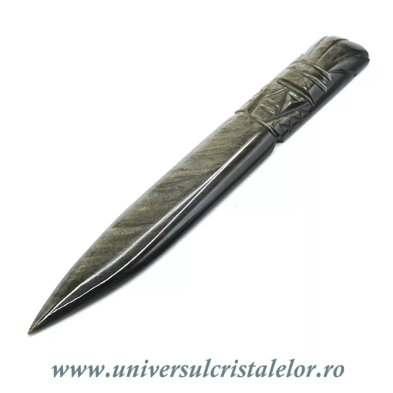 Obsidian auriu cutit Obsidian auriu cutit