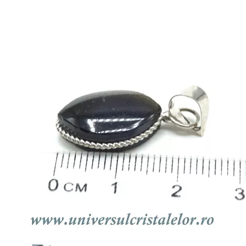 Pandantiv obsidian auriu Pandantiv obsidian auriu