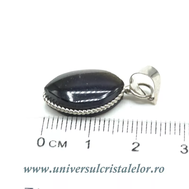 Pandantiv obsidian auriu Pandantiv obsidian auriu