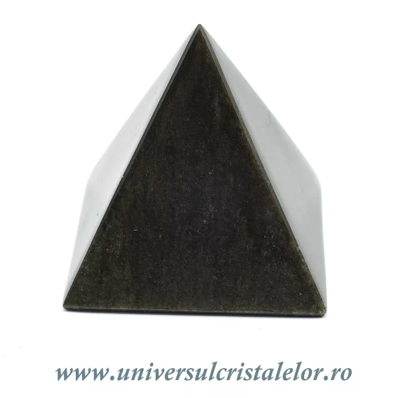Piramida obsidian auriu Piramida obsidian auriu