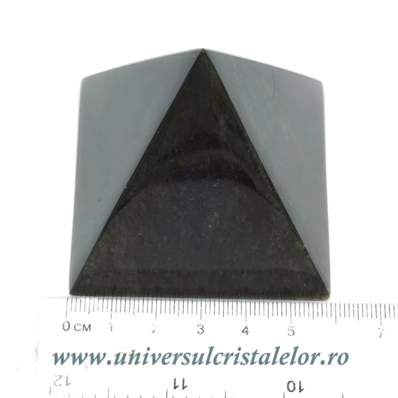 Piramida obsidian auriu Piramida obsidian auriu