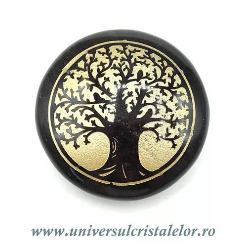 Obsidian auriu polisat pomul vietii Obsidian auriu polisat pomul vietii