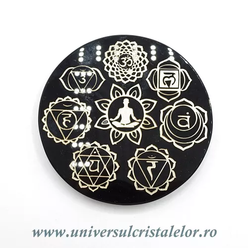 Obsidian auriu suport chakre