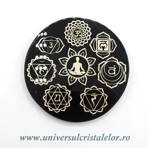 Obsidian auriu suport chakre