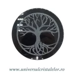 Obsidian auriu suport pomul vietii Obsidian auriu suport pomul vietii
